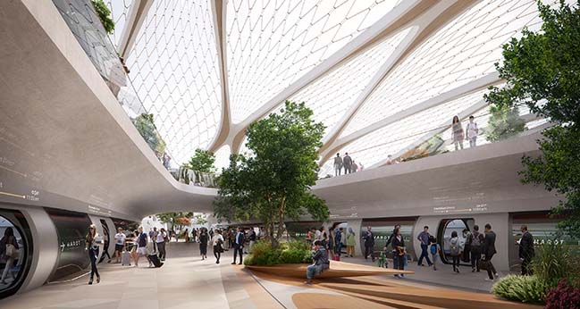 Hyperloop Station of the Future by UNStudio