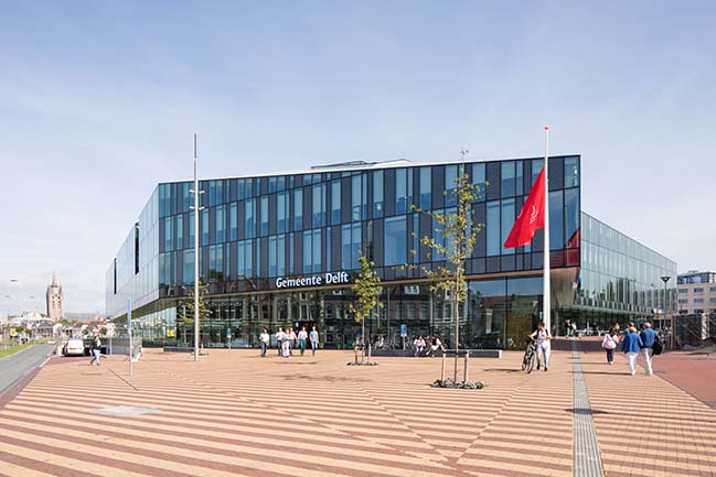 New Delft City Hall and Train Station by Mecanoo