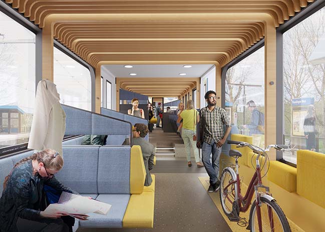 NS Vision Interior Train of the Future by Mecanoo and Gispen