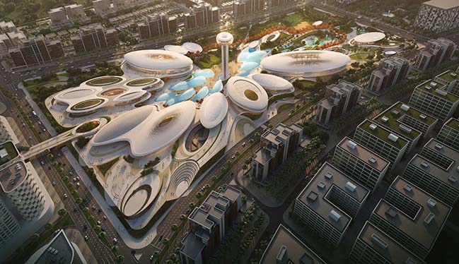 Aljada Central Hub by Zaha Hadid Architects