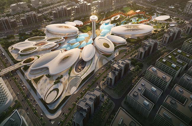 Aljada Central Hub by Zaha Hadid Architects