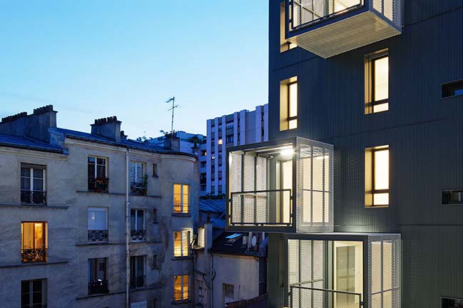 Social Housing in Paris by Atelier du Pont