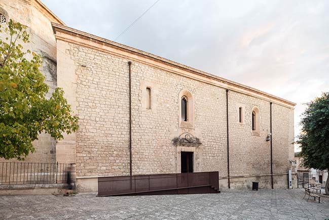 San Francesco Church stairs by Nunzio Sciveres and Giuseppe Gurrieri