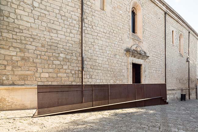 San Francesco Church stairs by Nunzio Sciveres and Giuseppe Gurrieri