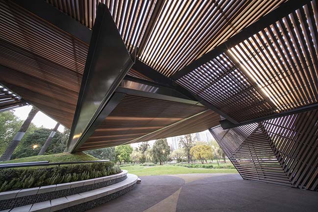 M Pavilion 2018 in Melbourne by Estudio Carme Pinós