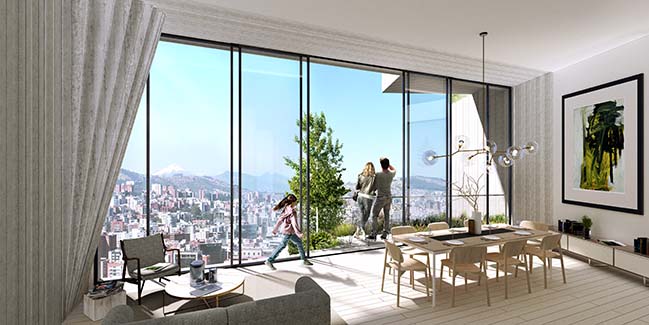 IQON - The tallest building in Quito by Bjarke Ingels Group