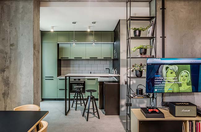 Modern apartment for a Cinema Fan by BohoStudio