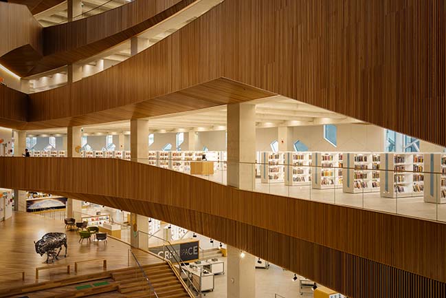 Calgary's new Central Library by Snøhetta