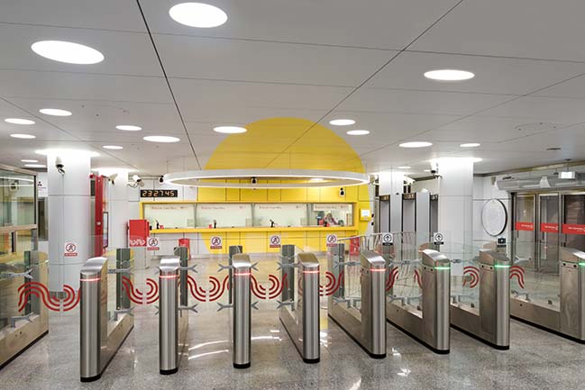 Solntsevo Metro station in Moscow by Nefa Architects