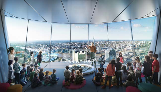 The Tulip - New public cultural attraction in London by Foster + Partners