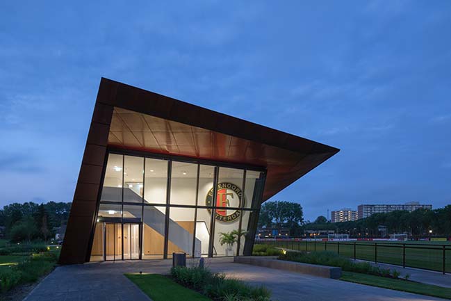 New training complex for football club Feyenoord by MoederscheimMoonen Architects