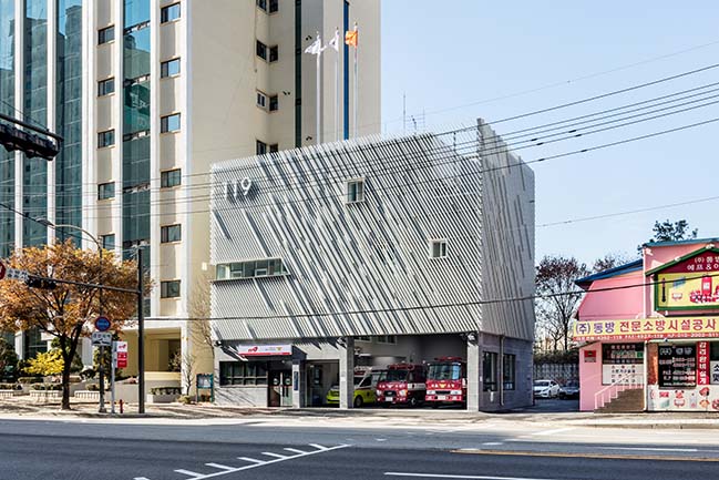Myeonmok Fire Station in Seoul by Yong Ju Lee Architecture