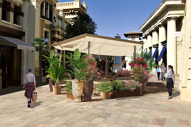 Vudafieri-Saverino Partners redesigns the new Mainstreet of Fidenza Village