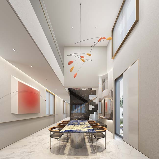 Tianjin Binhai Bay Fortune Center Villa Sample Room by Co-Direction Design