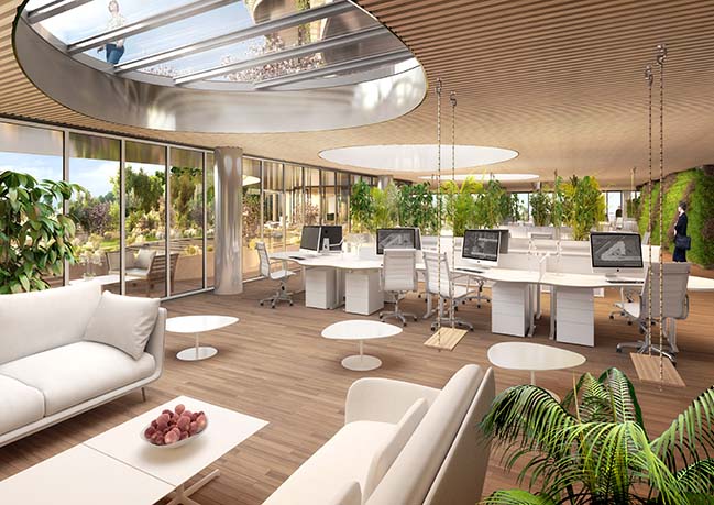 Soprema HQ - Eco-futuristic building by Vincent Callebaut Architectures
