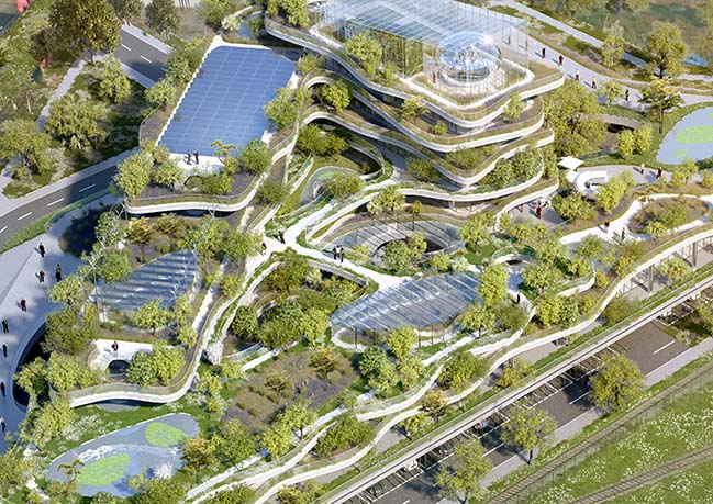 Soprema HQ - Eco-futuristic building by Vincent Callebaut Architectures