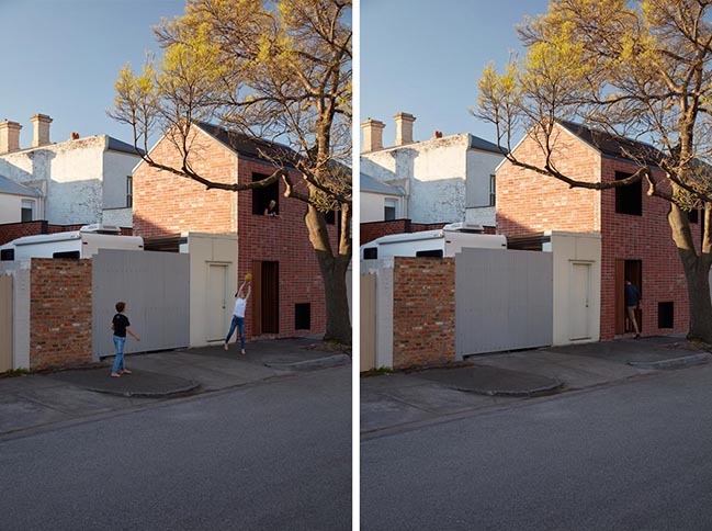Brick and Gable House in Melbourne by Breathe Architecture