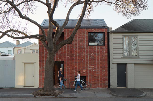 Brick and Gable House in Melbourne by Breathe Architecture