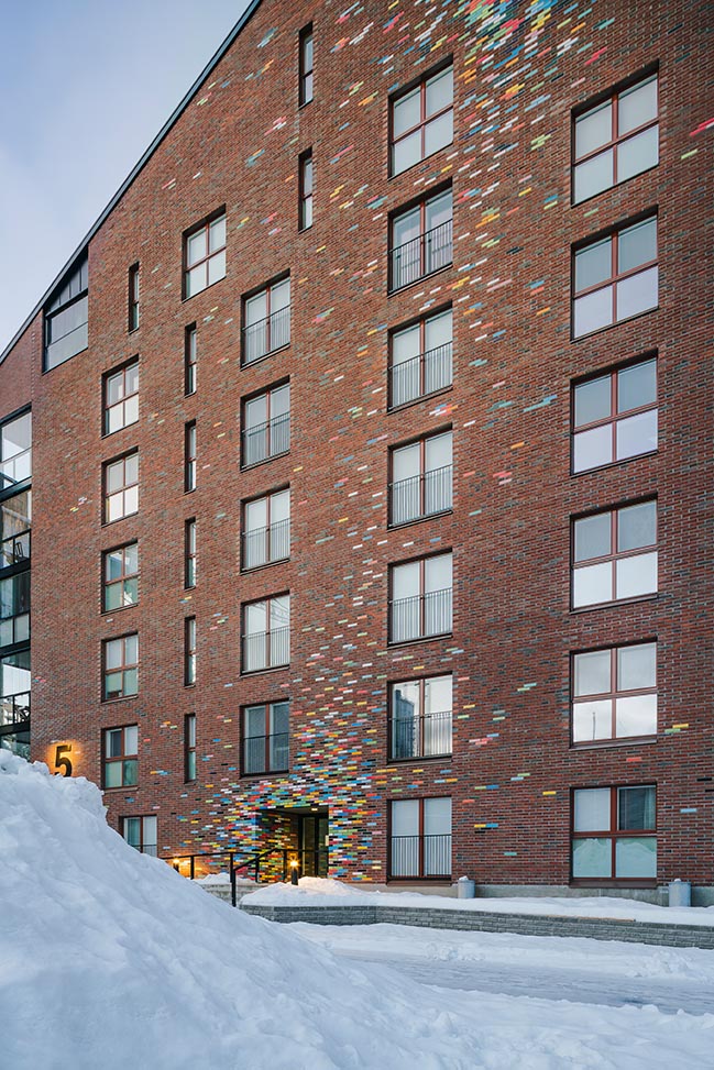 Albertinpiha housing in Jyväskylä by JKMM Architects