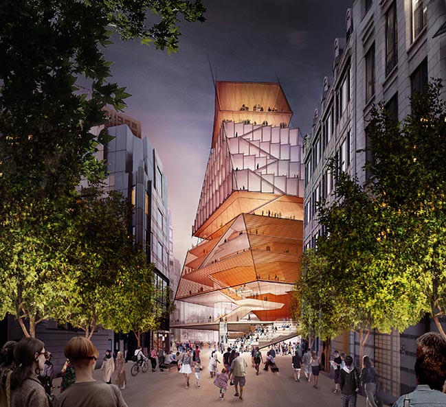 First concept design for London Centre for Music by Diller Scofidio + Renfro