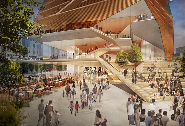 First concept design for London Centre for Music by Diller Scofidio + Renfro