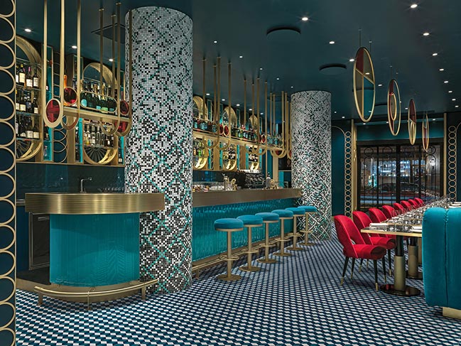 LIÒN - Sophisticated restaurant and cocktail bar in Rome by COLLIDANIELARCHITETTO