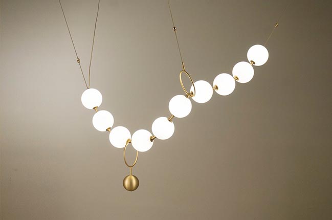 Larose Guyon unveil a unique luminaire fusion of jewellery and light