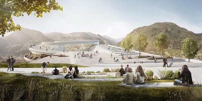 Snohetta envisions a new home for Ötzi the Iceman on the Virgl Mountain in Northern Italy