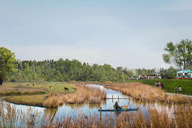 Nieuw Land National Park in Flevoland by Mecanoo