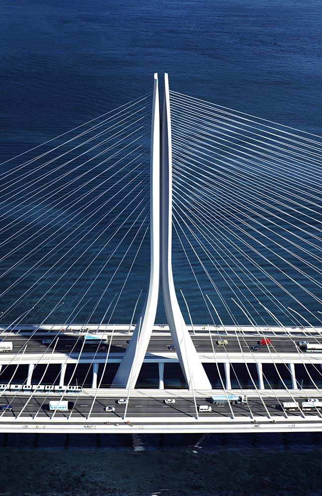 Zaha Hadid Architects Danjiang Bridge construction begin