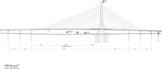 Zaha Hadid Architects Danjiang Bridge construction begin