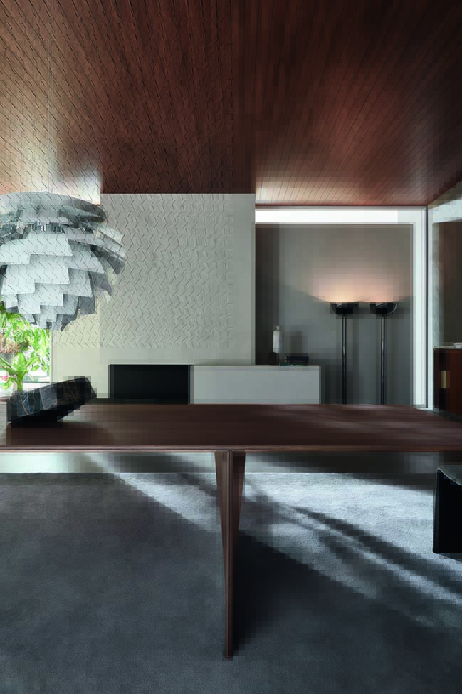 Molteni launches Ava - modular timber table by Foster + Partners