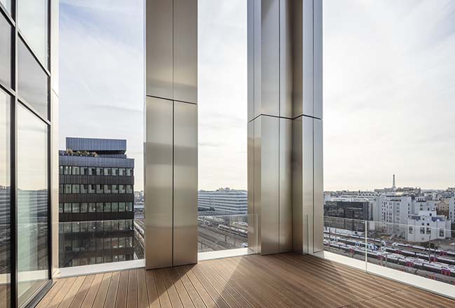 Green Office® ENJOY building in Paris by Baumschlager Eberle Architekten and SCAPE