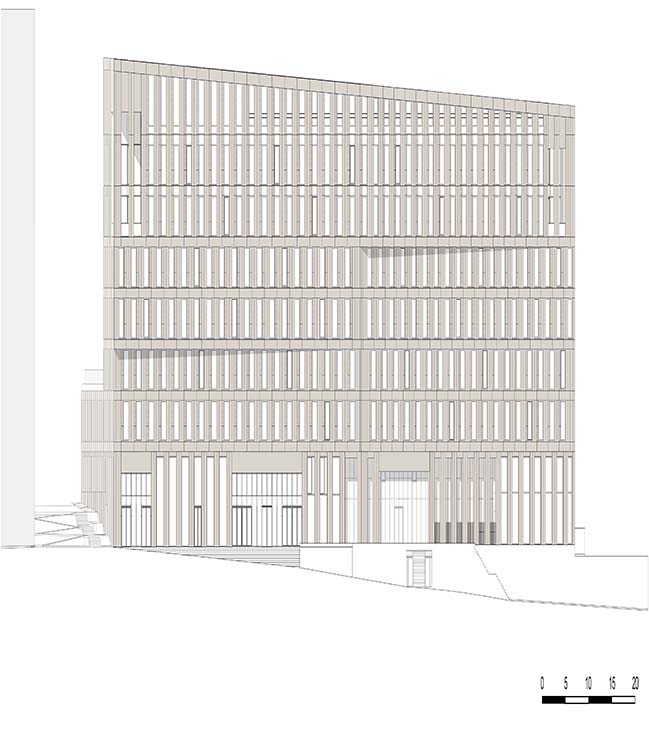 Green Office® ENJOY building in Paris by Baumschlager Eberle Architekten and SCAPE