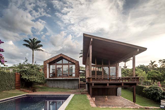 Lake House in Alvorada do Sul by Solo Arquitetos