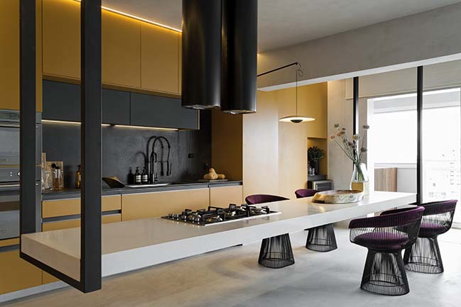 Dijon Kitchen by Diego Revollo Arquitetura