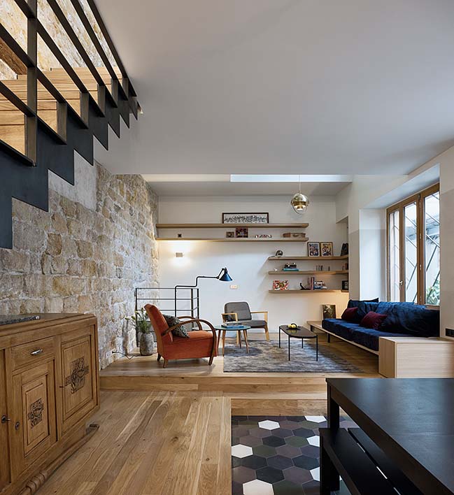 A Family 3 storey House in Paris by Alia Bengana + Capucine de Cointet architects