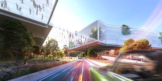 Carlo Ratti Associati unveils future urban highways of Paris in 2050