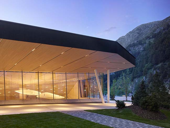 Andermatt Concert Hall by Studio Seilern Architects inaugurated with a concert by Berliner Philharmoniker