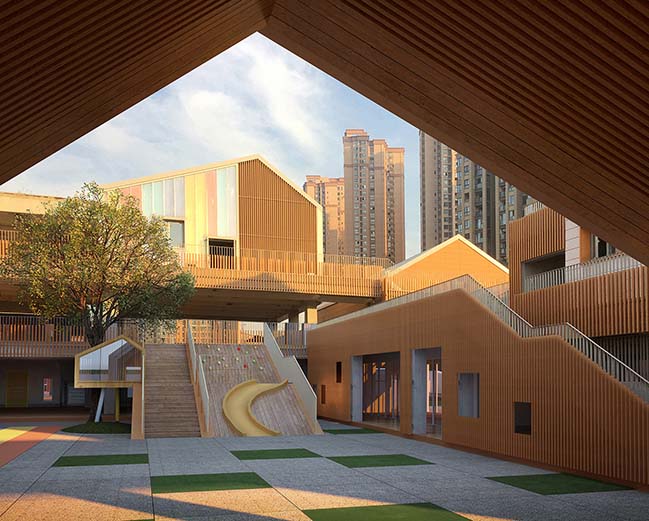 Chongqing Yorkville North Kindergarten by Init Design Office