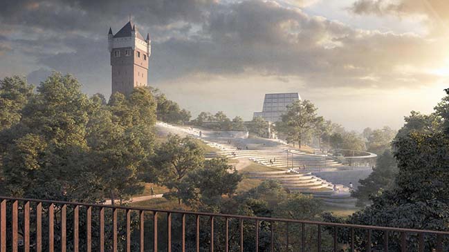 Henning Larsen has won of an open competition to revitalize Esbjerg Bypark