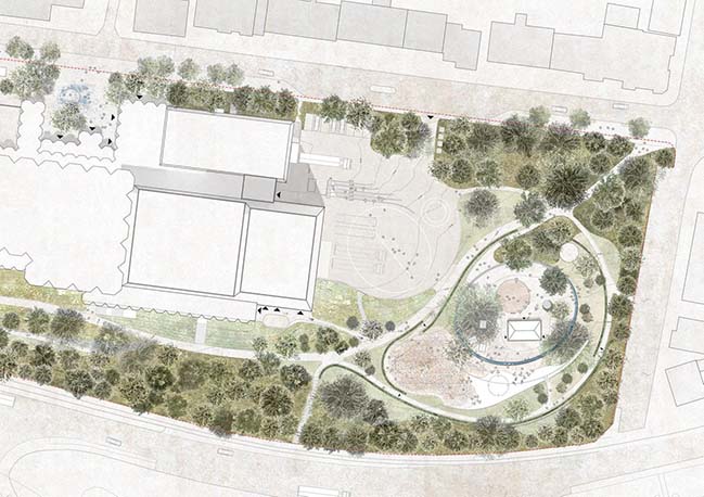 Henning Larsen has won of an open competition to revitalize Esbjerg Bypark