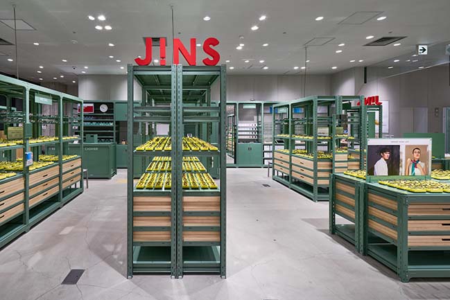 JINS Ginza Loft Shop by Jo Nagasaka / Schemata Architects