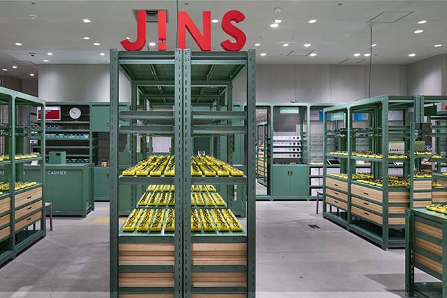 JINS Ginza Loft Shop by Jo Nagasaka / Schemata Architects