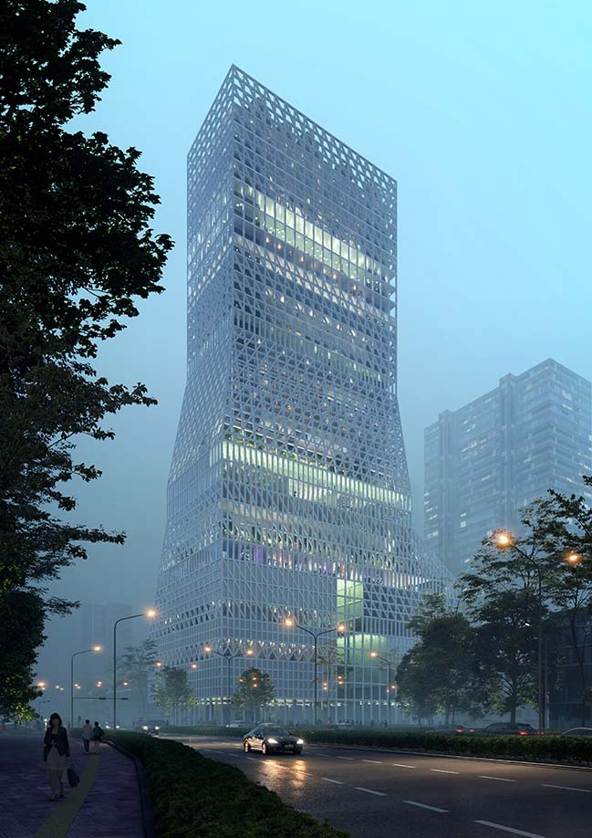 Mecanoo awarded 1st Prize at Futian Civic Culture Center Competition