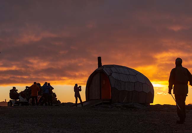 Hammerfest Hiking Cabins by SPINN Arkitekter