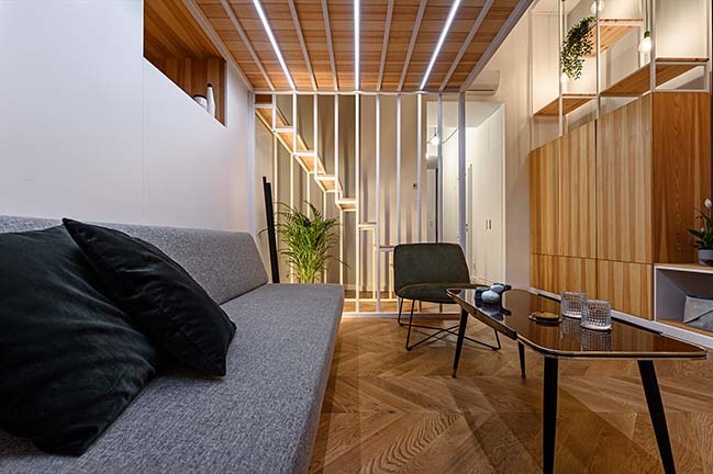 Apartment V in Budapest by Architres Studio