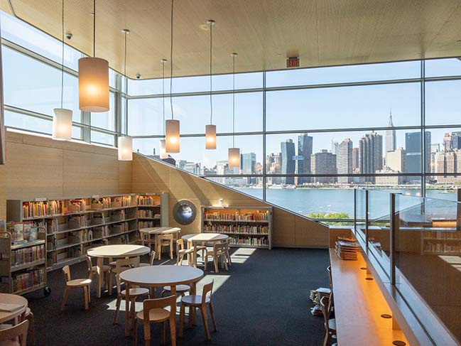 Hunters Point Library by Steven Holl Architects