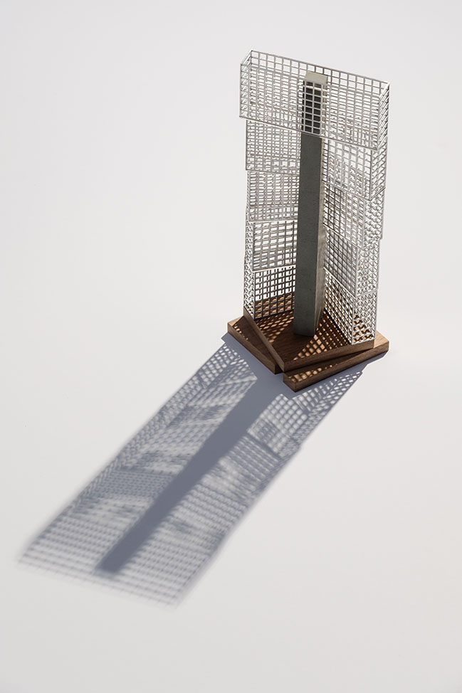 OMA / Iyad Alsaka and Reinier de Graaf revealed design for the Wafra tower