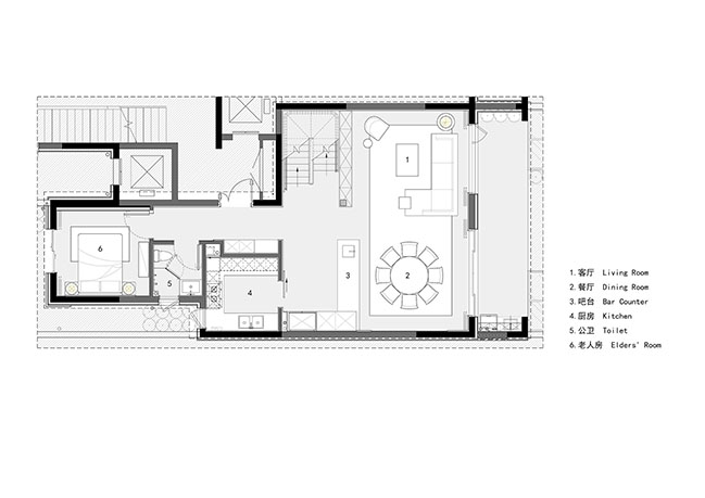 Vanke - Cheerful Bay Duplex Villa by ONE-CU Interior Design Lab
